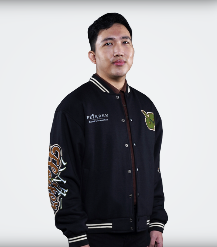 RRQ X FRIEREN HEITER VARSITY JACKET
